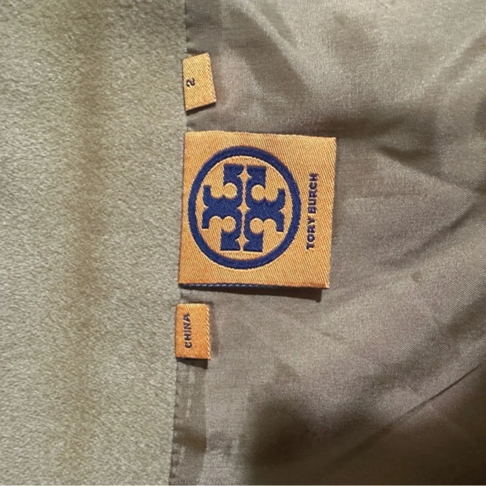 Tory Burch Wool‎ Skirt Women 2 Camel Tan Zipper Detail Mini A-Line